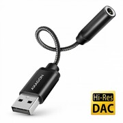 AXAGON ADA-HA Zewnętrzna karta dźwiękowa USB-A 32bit DAC, 384kHz, 3.5mm (F) złącze AKAXNAAADAHA001