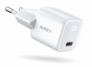 AUKEY PA-B1 White Omnia Mini ładowarka sieciowa 1xUSB-C Power Delivery 20W 3A AZAUKULPAB1WHIT