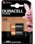 Duracell Baterie CR123A 2szt blister AZDURFA12300001