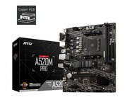MSI Płyta główna A520M PRO AM4 2DDR4 DP/VGA/HDMI USB 3.2 mATX KBMSIAA7A520U01