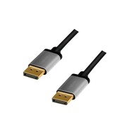 LogiLink Kabel DisplayPort 4K/60 Hz,DP/M do DP/M aluminiowy 1m AKLLIVDMCDA0100
