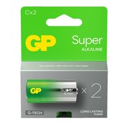 GP Battery Bateria alkaliczna LR14/C GP SUPER 2szt. (G-TECH) AZGPBUB14000003