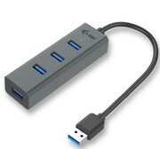 i-tec USB 3.0 Metal 4-portowy pasywny HUB USB, 4x port USB 3.0 NUITCUS4P000015