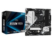 ASRock Płyta główna B550M Pro4 AM4 4DDR4 HDMI/DP/D-SUB M.2 mATX KBASRAA7B550U00