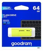 GOODRAM Pendrive UME2 64GB USB 2.0 Żółty SGGOD2G64UME2Y0