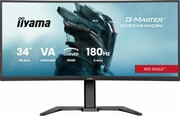 IIYAMA Monitor G-Master 34 cale GCB3484WQSU-B1,VA,UWQHD,180Hz, HDR400, 1500R, 21:9, 0.4ms, 500cd/m2, 2x5W, USB-c, PiP UPIIY034XS84WB1