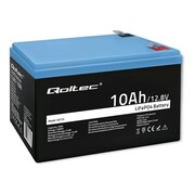 Qoltec Akumulator LiFePO4 litowo-żelazowo-fosforanowy | 12.8V | 10Ah | 128Wh | BMS AZQOLUAZ0053713
