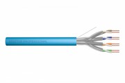 Digitus Kabel teleinformatyczny instalacyjny kat.6A, U/FTP, Dca, drut, AWG 23/1, LSOH, 50m, niebieski AKASSKS60000034