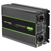 Qoltec Przetwornica napięcia Monolith | 2000W | 4000W | 2000W | 4000W | 12V na 230V | Czysty Sinus AZQOLUS00051935