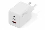 Digitus Ładowarka sieciowa GaN II 100W | 2x USB-C, 1x USB-A | PD 3.0, QC 3.0 | Biała AZASSUL00000025