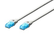 Digitus Patch cord U/UTP kat.5e PVC 1m Biały AKASSKSP5000020