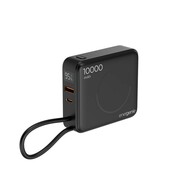 Gembird PowerBank 10000mAh 1xUSB-C/1xUSB-A 20W bezprzewodowy 15W czarny AZGEMUAP1000004