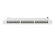 Lanberg Patchpanel 24 port 1U KAT7 EK. PPS7-1024-S Szary NULAGOR00000055