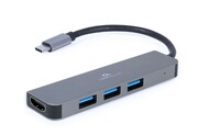 Gembird Adapter USB-C HDMI Hub 3xUSB 3.0 NUGEMUS4P000020