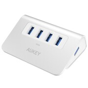AUKEY CB-H5 HUB USB aluminiowy HUB USB-A | 4xUSB 3.0 | 5Gbps AIAUKACBH500000