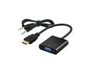 Savio Adapter HDMI (M) - VGA (F) z audio, CL-23/B AKSAOVASAVCL23B