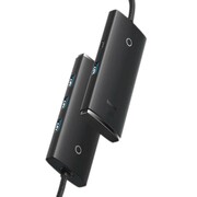 Baseus HUB USB 3.0 4-portowy 4xUSB 3.0 WKQX030101 1m NUBASUS4P000002
