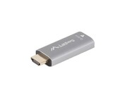 Lanberg Adapter HDMI(M)-Displayport(F)4K srebrny AKLAGHV00000016