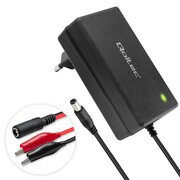 Qoltec Ładowarka do akumulatora AGM GEL | Prostownik 12V | 2A | 24W | 5.5x2.1 | kabel 1.8m AZQOLUAY0052661