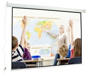 AVTek Ekran elektryczny Wall Electric 240 (4:3, 240x180cm, czarny top i ramki, Matt White) VCVIDEEWALLE240