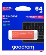 GOODRAM Pendrive UME3 64GB USB 3.0 Pomarańczowy SGGOD3G64UME3O0
