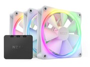 NZXT Zestaw 3 Wentylatory NZXT F120 RGB Kontroler Biały AWNZXWPW0000045