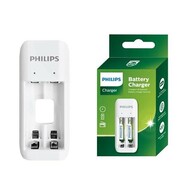 Philips Ładowarka do akumulatorów + 2xAA 700mAh, kabel USB AZPHILASCB2070N