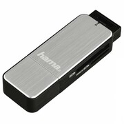 Hama Czytnik kart SD/microSD USB 3.0 srebrny AMHAMCU00123900