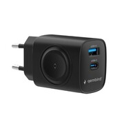 Gembird Ładowarka USB-A USB-C 20W PowerDelivery Quick Charge 3.0, czarna AZGEMUL00000036