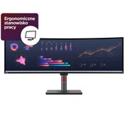 Lenovo Monitor 49.0 cali ThinkVision P49w-30 WLED 63DBRAT1EU UPLNV049XS00000