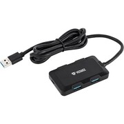YENKEE Hub ładujący z 4 portami USB YHB 4341BK, NUYENUS4PHB4341