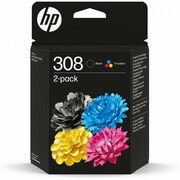 HP Tusz 308 Czarny i kolorowy 2-pak 6L6S6UE ERHPD0092150140