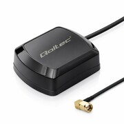 Qoltec Mobilna Antena GPS GLONASS z podstawą magnetyczną | dookólna | 28dBi | 50W | SMA RA NUQOLANTZ057057