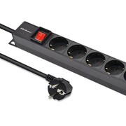 Qoltec Listwa zasilająca PDU do RACK | 16A | 16xSCHUKO | Pionowa | 1.8m NUQOLTP00054605