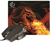 Rebeltec RED DRAGON zestaw gamingowy mysz + podkładka UMRECRPG036