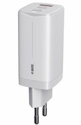 iBOX Ładowarka sieciowa ILUC65 GaN 65W USB-C biała ASIBXLUILC65W00