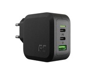 Green Cell Ładowarka sieciowa PowerGaN 65W PD 3.0 QC 3.0 2xUSB-C 1xUSB-A AZGCETL00000018