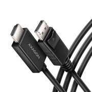AXAGON RVD-HI20C2 Adapter aktywny DisplayPort -> HDMI 1.4, 4K/60Hz, kabel 1,8m AKAXNHVRVDHI20C