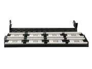 Gembird Patch Panel 48 Portów 19'' Kat.6 z funkcją organizacji kabli czarny NUGEMPP48K60001