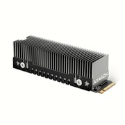 AXAGON CLR-M2XT Chłodnica aluminiowa pasywna do dysku M.2 SSD, ALU korpus, silikonowe podkładki termiczne, wysokość 24mm NUAXNSOWCLRM2XT