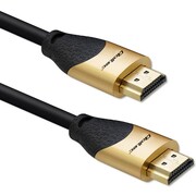 Qoltec Kabel HDMI v2.1 Ultra High Speed 8K | 60Hz | 26AWG | 5m Złoty AKQOLVH00050357