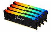 Kingston Pamięć DDR4 Fury Beast RGB 128GB(4*32GB)/3600 CL18 SAKIN412836BR41