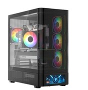 MODECOM Obudowa Volcano AQ500 ARGB MIDI BLACK KOMCPOD0AQ500BK
