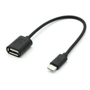 TB Kabel OTG USB AF - USB C 15cm czarny AKTBXKU4PAC015B