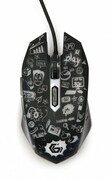 Gembird Mysz optyczna LED, 6-przyciskowa, USB, czarna UMGEMRPD0000065