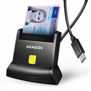 AXAGON Czytnik smart kart identyfikacyjnych USB-C CRE-SM4NC AMAXNCUCRESM4NC