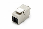 Digitus Moduł (gniazdo) Keystone RJ45 (8P8C) kat.6A, STP, ekranowany, beznarzędziowy, osłona przeciwpyłowa NUASSMR45000006