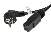 Lanberg Kabel zasilający CEE 7/7 - IEC 320 C19 16A VDE 1.8M czarny AKLAGKZ00000010