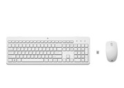 HyperX Klawiatura z myszą HP 230 Combo Bezprzewodowa Biała 3L1F0AA#ABB UKHPXRZSB00000C