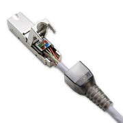 Qoltec Wtyk RJ45 beznarzędziowy STP | CAT6 | JACK PIN | T568B | T568A AKQOLKSAW054540